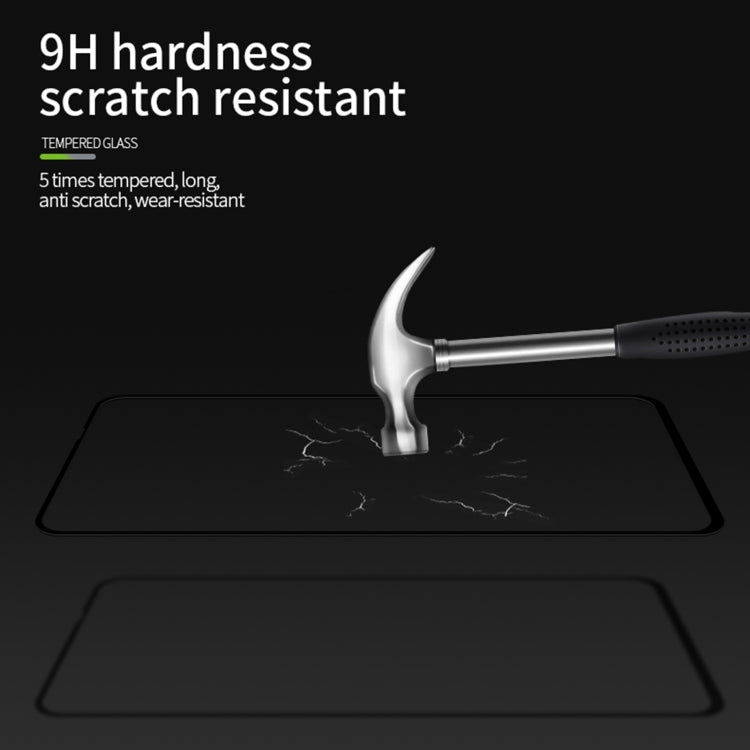 9H tempered glass screen protector film, scratch-resistant surface shown