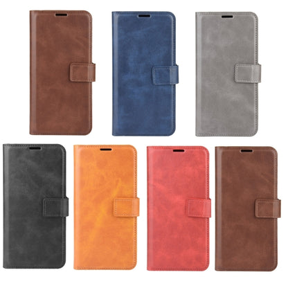 Assorted color leather flip phone wallet cases with card slots and buckle closure