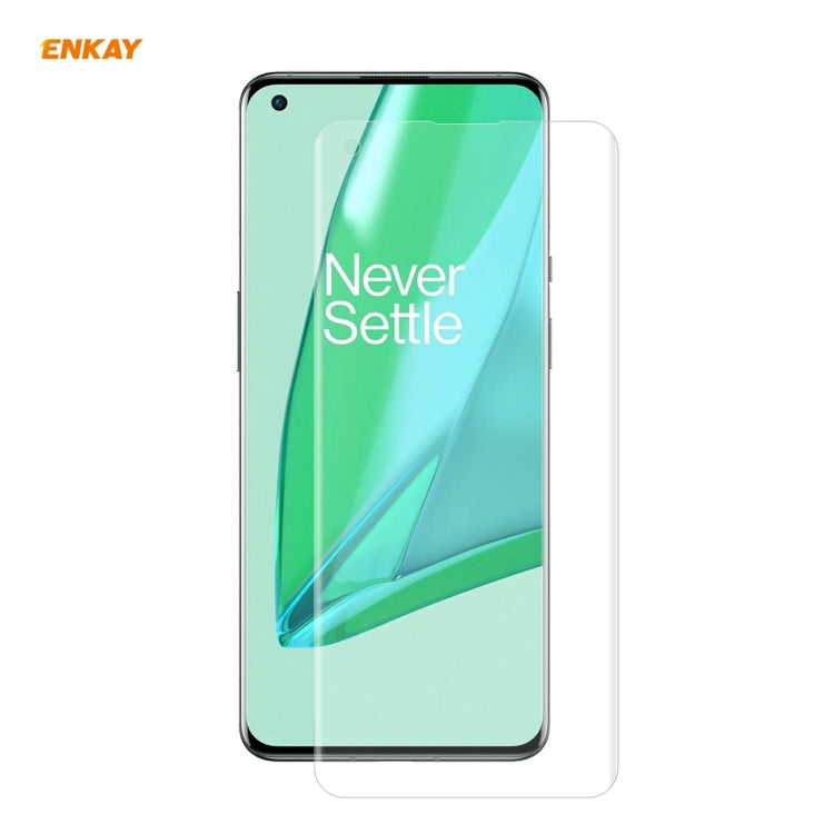 ENKAY curved PET screen protector for OnePlus 9 Pro, clear full-screen film