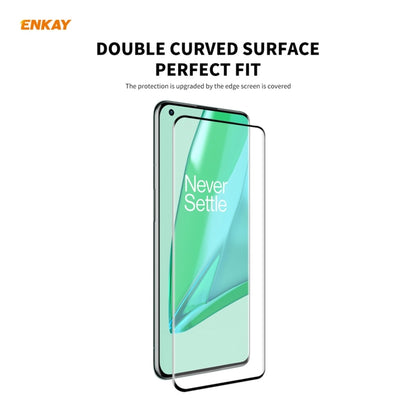 OnePlus 9 Pro curved tempered glass screen protector, double-curved coverage