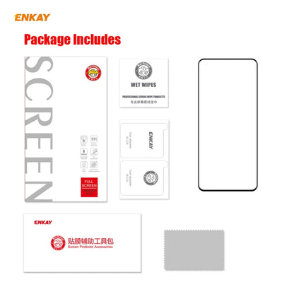 ENKAY OnePlus 9 Pro tempered glass screen protector kit, included accessories