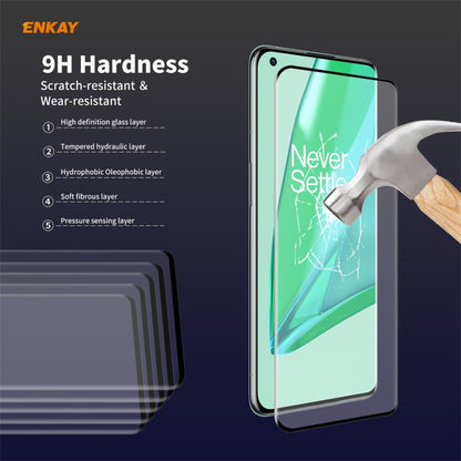 9H hardness tempered glass screen protector for OnePlus 9 Pro, anti-scratch coverage