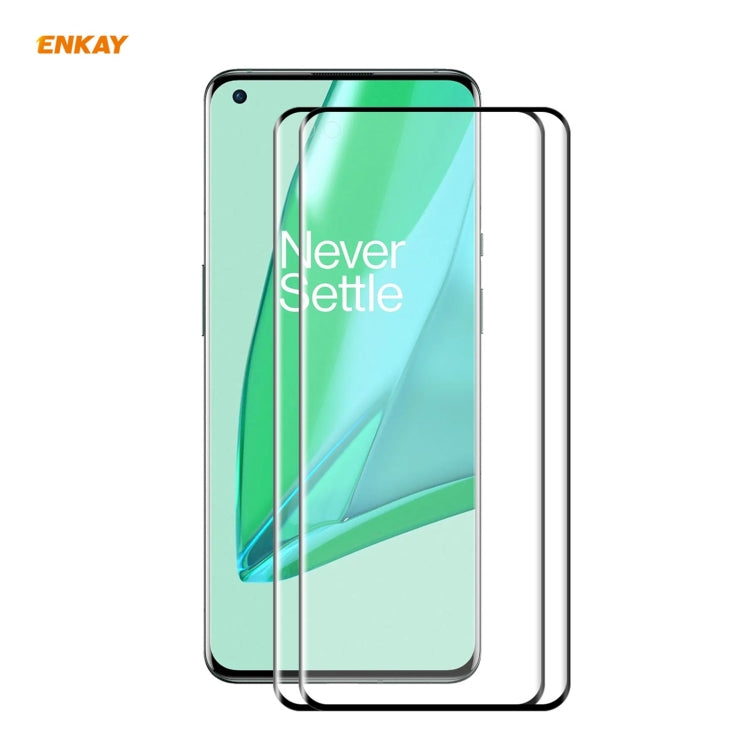 Tempered glass screen protector for OnePlus 9 Pro, 3D curved full-screen cover