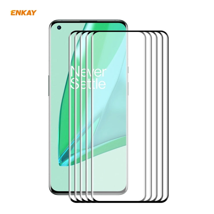 Multiple 3D curved tempered glass screen protectors for OnePlus 9 Pro, full-screen fit