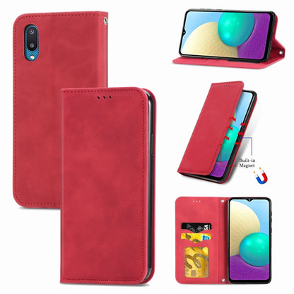 Retro Skin Feel Business Magnetic Horizontal Flip Leather Case with Holder & Card Slots & Wallet & Photo Frame, For Samsung Galaxy A02, For Xiaomi Redmi Note 10 4G, For Xiaomi Redmi Note 9 4G, For OPPO Reno5 Pro 5G