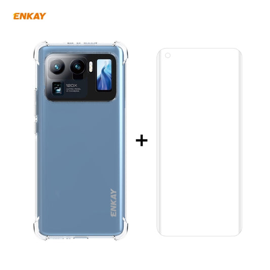 Clear TPU shockproof phone case with raised edges and camera cutouts