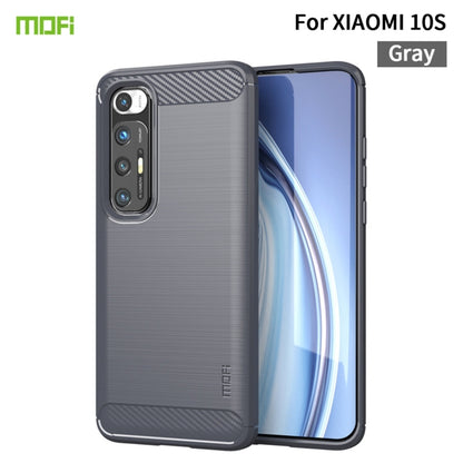 Gray soft TPU phone case with brushed carbon-fiber texture and multi-camera cutouts