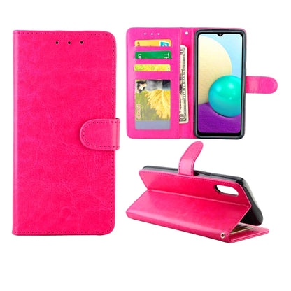 Crazy Horse Texture Leather Horizontal Flip Protective Case with Holder & Card Slots & Wallet & Photo Frame, For OPPO A55 5G, For OPPO A93 5G, For vivo Y31S/Y52S/IQOO U3 5G, For Samsung Galaxy A02/M02, For Redmi K40/K40 Pro/POCO F3/Mi 11i              ...