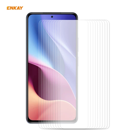 ENKAY tempered glass screen protector films set, curved edge for smartphone