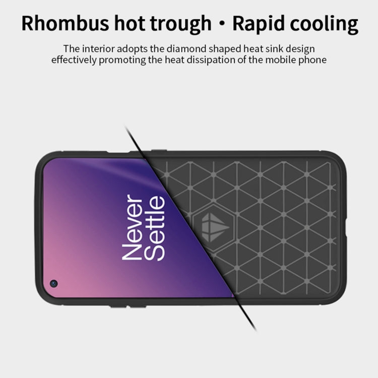 TPU phone case with diamond-pattern interior texture and cutout for camera and flash.