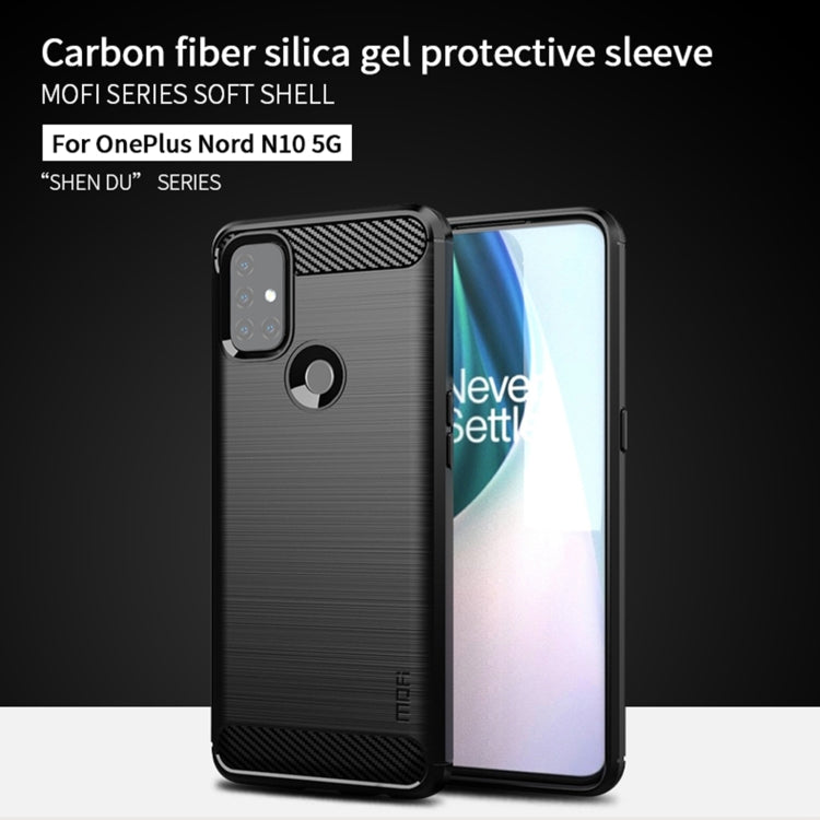 Dark gray carbon fiber TPU phone case with brushed lines and soft protective fit