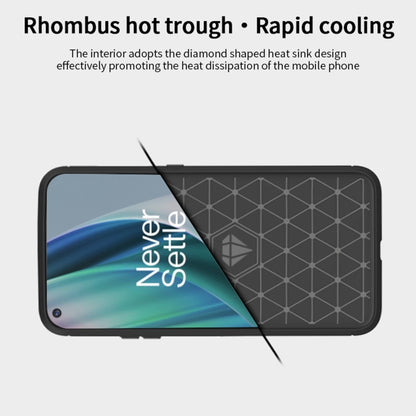 Gray TPU phone case with diamond-pattern heat sink interior backing