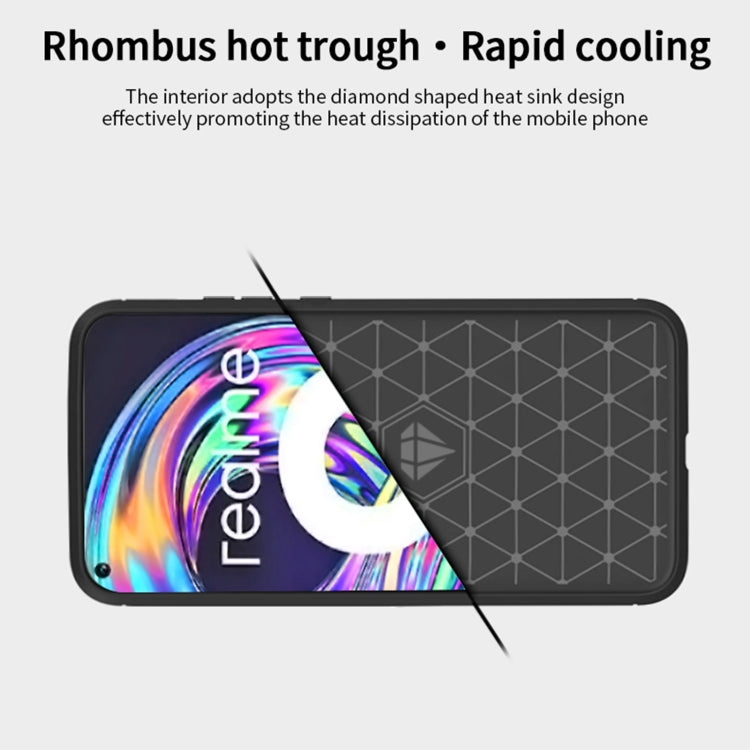 Black phone case with geometric textured pattern and camera opening
