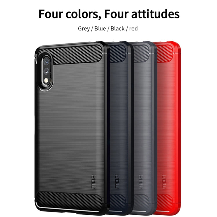 MOFI Gentleness Series Brushed Texture Carbon Fiber Soft TPU Case, For Sony Xperia ACE ll, For Sony Xperia 1 lll
