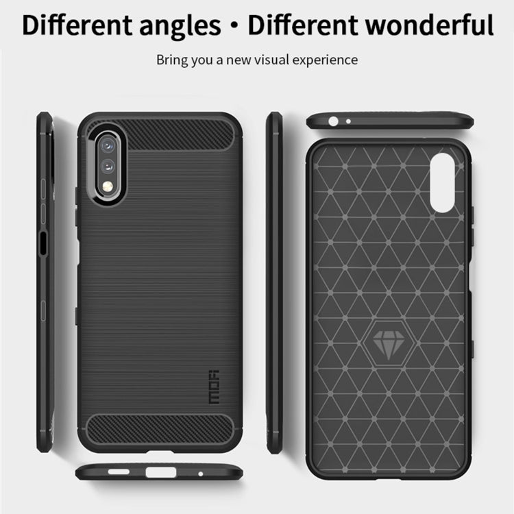 MOFI Gentleness Series Brushed Texture Carbon Fiber Soft TPU Case, For Sony Xperia ACE ll, For Sony Xperia 1 lll