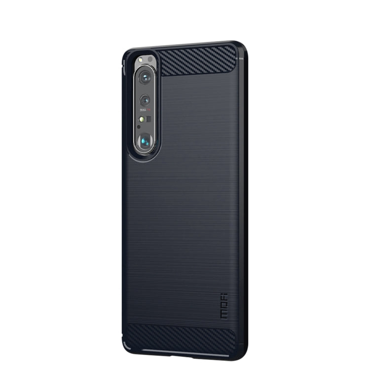 MOFI Gentleness Series Brushed Texture Carbon Fiber Soft TPU Case, For Sony Xperia ACE ll, For Sony Xperia 1 lll