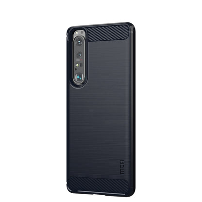 MOFI Gentleness Series Brushed Texture Carbon Fiber Soft TPU Case, For Sony Xperia ACE ll, For Sony Xperia 1 lll