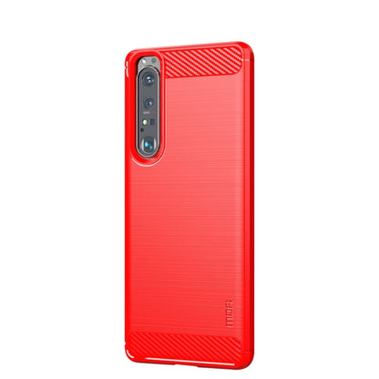 MOFI Gentleness Series Brushed Texture Carbon Fiber Soft TPU Case, For Sony Xperia ACE ll, For Sony Xperia 1 lll