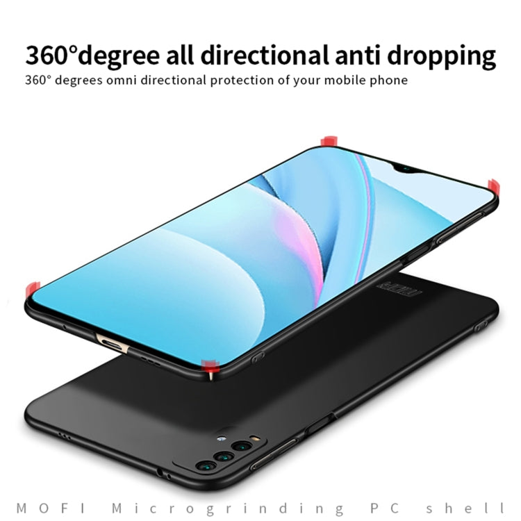MOFI frosted hard phone case with camera cutouts and side buttons for phone