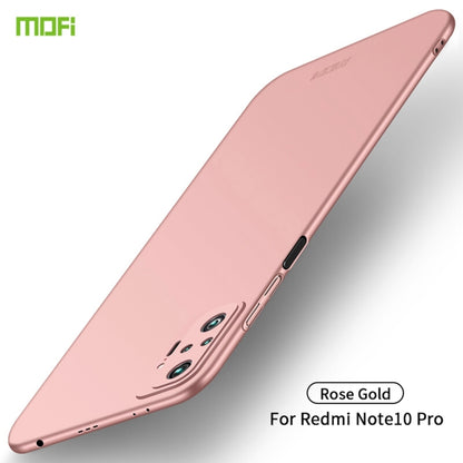 Frosted ultra-thin hard phone case, rose gold, for Redmi Note10 Pro