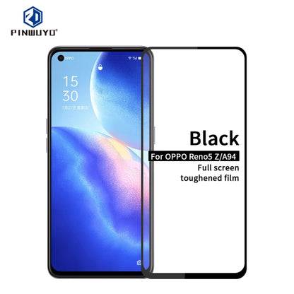 Black full screen tempered glass screen protector film for smartphone