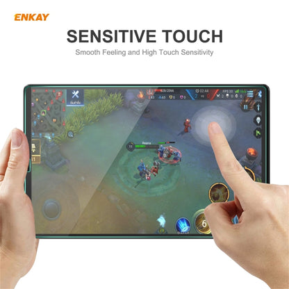 Tempered glass screen protector film for tablet with smooth, sensitive touch response