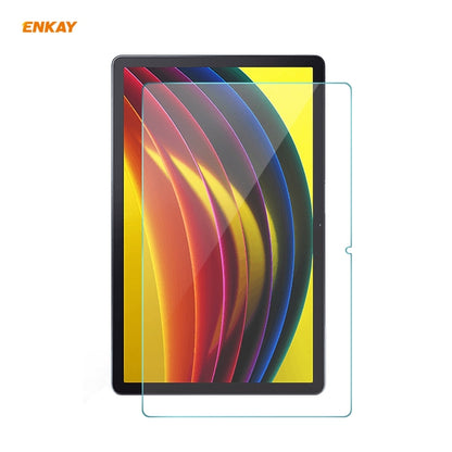 Tempered glass screen protector film for tablet, fitted edges with rounded corners