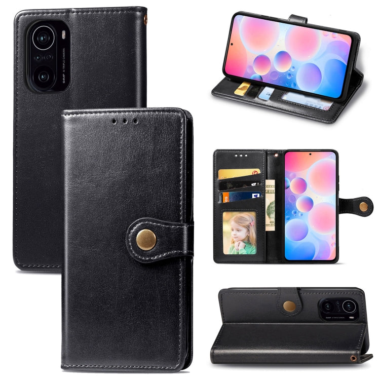 Solid Color Leather Buckle Phone Case with Lanyard & Photo Frame & Card Slot & Wallet & Stand Function, For Xiaomi Redmi K40, For Xiaomi Redmi Note 10 5G, For Samsung Galaxy S21 FE
