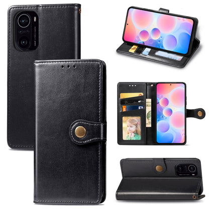 Solid Color Leather Buckle Phone Case with Lanyard & Photo Frame & Card Slot & Wallet & Stand Function, For Xiaomi Redmi K40, For Xiaomi Redmi Note 10 5G, For Samsung Galaxy S21 FE