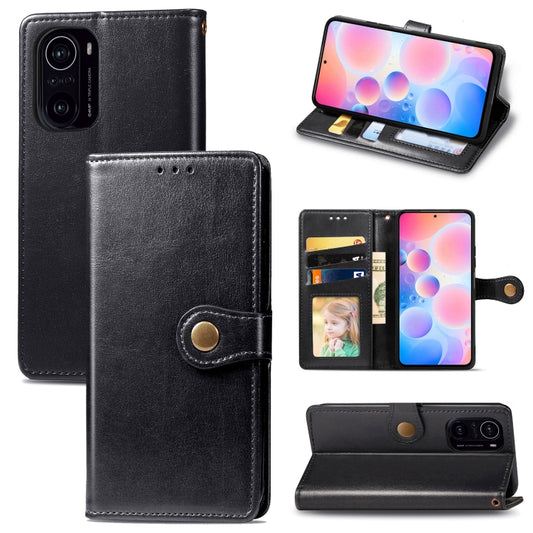 Solid Color Leather Buckle Phone Case with Lanyard & Photo Frame & Card Slot & Wallet & Stand Function, For Xiaomi Redmi K40, For Xiaomi Redmi Note 10 5G, For Samsung Galaxy S21 FE