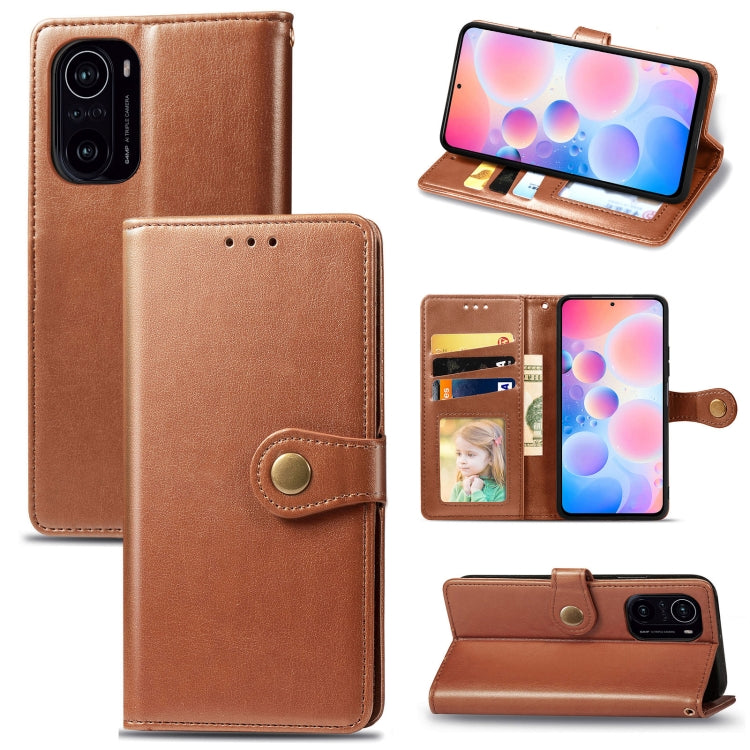 Solid Color Leather Buckle Phone Case with Lanyard & Photo Frame & Card Slot & Wallet & Stand Function, For Xiaomi Redmi K40, For Xiaomi Redmi Note 10 5G, For Samsung Galaxy S21 FE