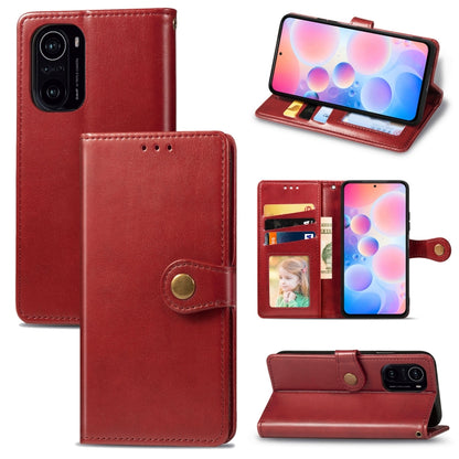 Solid Color Leather Buckle Phone Case with Lanyard & Photo Frame & Card Slot & Wallet & Stand Function, For Xiaomi Redmi K40, For Xiaomi Redmi Note 10 5G, For Samsung Galaxy S21 FE