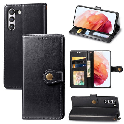 Solid Color Leather Buckle Phone Case with Lanyard & Photo Frame & Card Slot & Wallet & Stand Function, For Xiaomi Redmi K40, For Xiaomi Redmi Note 10 5G, For Samsung Galaxy S21 FE