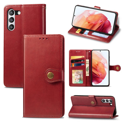Solid Color Leather Buckle Phone Case with Lanyard & Photo Frame & Card Slot & Wallet & Stand Function, For Xiaomi Redmi K40, For Xiaomi Redmi Note 10 5G, For Samsung Galaxy S21 FE