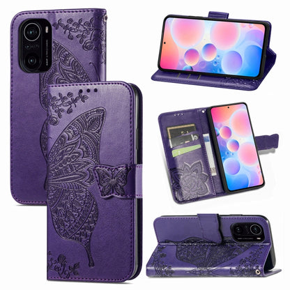 Butterfly Love Flowers Embossed Horizontal Flip Leather Case with Holder & Card Slots & Wallet & Lanyard, For Xiaomi Redmi K40 /K40 Pro /K40 Pro+, For Xiaomi Redmi Note10 5G, For Xiaomi Mi 10S, For Xiaomi Redmi Note 10 Pro, For OPPO Find X3 Pro        ...