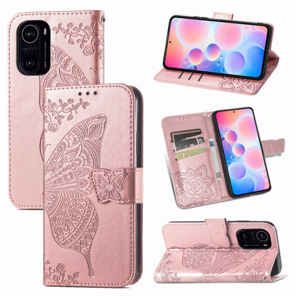 Butterfly Love Flowers Embossed Horizontal Flip Leather Case with Holder & Card Slots & Wallet & Lanyard, For Xiaomi Redmi K40 /K40 Pro /K40 Pro+, For Xiaomi Redmi Note10 5G, For Xiaomi Mi 10S, For Xiaomi Redmi Note 10 Pro, For OPPO Find X3 Pro        ...
