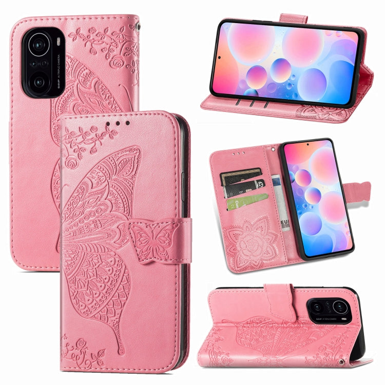 Butterfly Love Flowers Embossed Horizontal Flip Leather Case with Holder & Card Slots & Wallet & Lanyard, For Xiaomi Redmi K40 /K40 Pro /K40 Pro+, For Xiaomi Redmi Note10 5G, For Xiaomi Mi 10S, For Xiaomi Redmi Note 10 Pro, For OPPO Find X3 Pro        ...