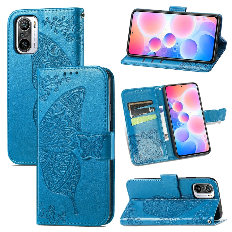 Butterfly Love Flowers Embossed Horizontal Flip Leather Case with Holder & Card Slots & Wallet & Lanyard, For Xiaomi Redmi K40 /K40 Pro /K40 Pro+, For Xiaomi Redmi Note10 5G, For Xiaomi Mi 10S, For Xiaomi Redmi Note 10 Pro, For OPPO Find X3 Pro        ...