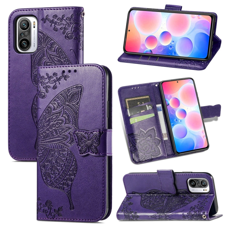 Butterfly Love Flowers Embossed Horizontal Flip Leather Case with Holder & Card Slots & Wallet & Lanyard, For Xiaomi Redmi K40 /K40 Pro /K40 Pro+, For Xiaomi Redmi Note10 5G, For Xiaomi Mi 10S, For Xiaomi Redmi Note 10 Pro, For OPPO Find X3 Pro        ...