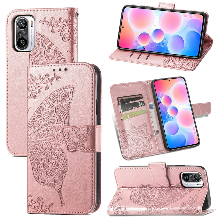 Butterfly Love Flowers Embossed Horizontal Flip Leather Case with Holder & Card Slots & Wallet & Lanyard, For Xiaomi Redmi K40 /K40 Pro /K40 Pro+, For Xiaomi Redmi Note10 5G, For Xiaomi Mi 10S, For Xiaomi Redmi Note 10 Pro, For OPPO Find X3 Pro        ...