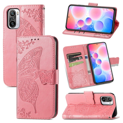 Butterfly Love Flowers Embossed Horizontal Flip Leather Case with Holder & Card Slots & Wallet & Lanyard, For Xiaomi Redmi K40 /K40 Pro /K40 Pro+, For Xiaomi Redmi Note10 5G, For Xiaomi Mi 10S, For Xiaomi Redmi Note 10 Pro, For OPPO Find X3 Pro        ...