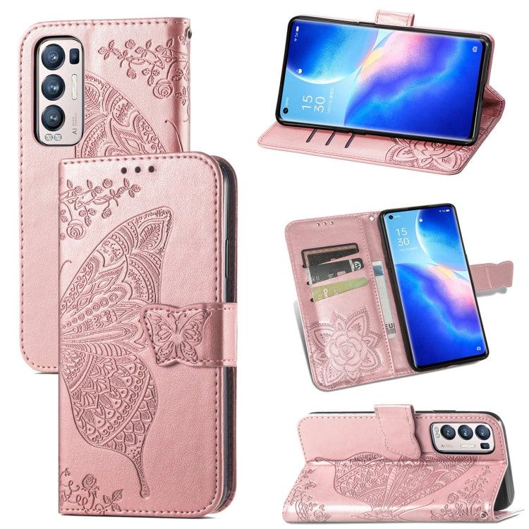 Butterfly Love Flowers Embossed Horizontal Flip Leather Case with Holder & Card Slots & Wallet & Lanyard, For Xiaomi Redmi K40 /K40 Pro /K40 Pro+, For Xiaomi Redmi Note10 5G, For Xiaomi Mi 10S, For Xiaomi Redmi Note 10 Pro, For OPPO Find X3 Pro        ...