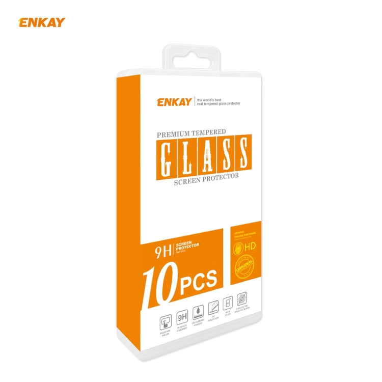 10 PCS ENKAY Hat-Prince Full Glue 0.26mm 9H 2.5D Tempered Glass Full Coverage Film, For Sony Xperia 10 III(10 PCS), For Sony Xperia 1 III(10 PCS), For Motorola Moto G10 / G20 / G30(10 PCS), For Motorola Moto G100 / G 5G Plus(10 PCS)