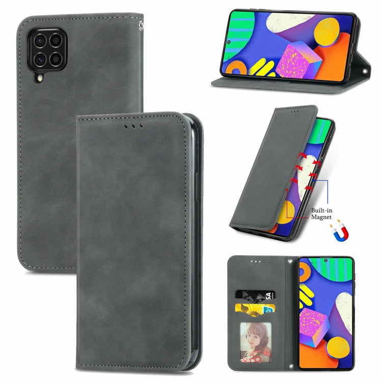 Retro Skin Feel Business Magnetic Horizontal Flip Leather Case With Holder & Card Slots & Wallet & Photo Frame, For Xiaomi Redmi Note10 5G, For OPPO A54 4G, For Samsung Galaxy A22 4G (EU Version), For Samsung Galaxy F62, For Samsung Galaxy A22 5G
