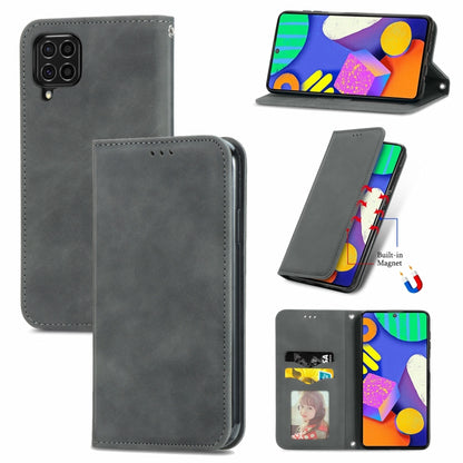 Retro Skin Feel Business Magnetic Horizontal Flip Leather Case With Holder & Card Slots & Wallet & Photo Frame, For Xiaomi Redmi Note10 5G, For OPPO A54 4G, For Samsung Galaxy A22 4G (EU Version), For Samsung Galaxy F62, For Samsung Galaxy A22 5G