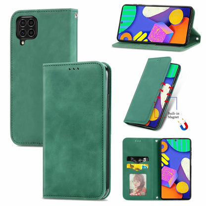 Retro Skin Feel Business Magnetic Horizontal Flip Leather Case With Holder & Card Slots & Wallet & Photo Frame, For Xiaomi Redmi Note10 5G, For OPPO A54 4G, For Samsung Galaxy A22 4G (EU Version), For Samsung Galaxy F62, For Samsung Galaxy A22 5G