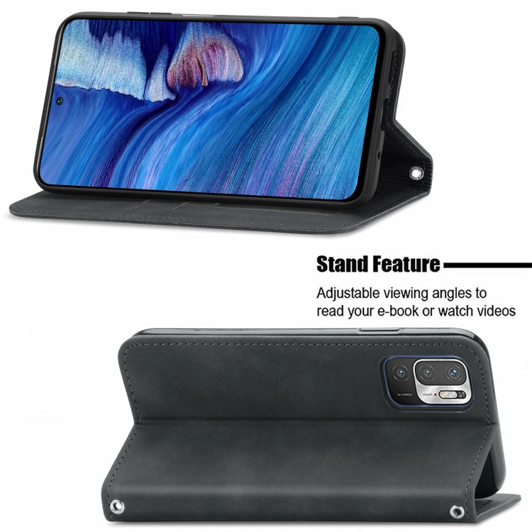 Retro Skin Feel Business Magnetic Horizontal Flip Leather Case With Holder & Card Slots & Wallet & Photo Frame, For Xiaomi Redmi Note10 5G, For OPPO A54 4G, For Samsung Galaxy A22 4G (EU Version), For Samsung Galaxy F62, For Samsung Galaxy A22 5G
