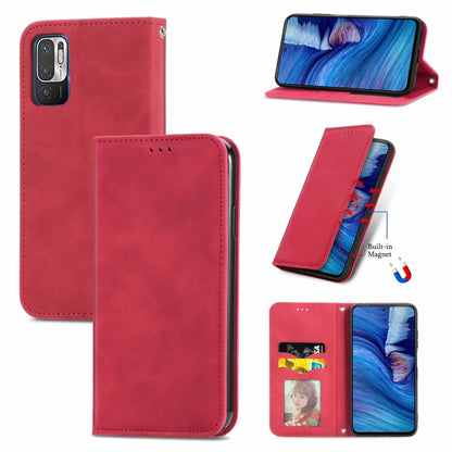 Retro Skin Feel Business Magnetic Horizontal Flip Leather Case With Holder & Card Slots & Wallet & Photo Frame, For Xiaomi Redmi Note10 5G, For OPPO A54 4G, For Samsung Galaxy A22 4G (EU Version), For Samsung Galaxy F62, For Samsung Galaxy A22 5G
