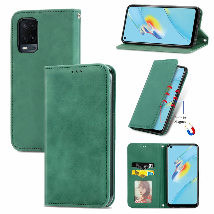 Retro Skin Feel Business Magnetic Horizontal Flip Leather Case With Holder & Card Slots & Wallet & Photo Frame, For Xiaomi Redmi Note10 5G, For OPPO A54 4G, For Samsung Galaxy A22 4G (EU Version), For Samsung Galaxy F62, For Samsung Galaxy A22 5G
