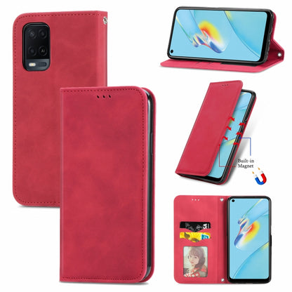 Retro Skin Feel Business Magnetic Horizontal Flip Leather Case With Holder & Card Slots & Wallet & Photo Frame, For Xiaomi Redmi Note10 5G, For OPPO A54 4G, For Samsung Galaxy A22 4G (EU Version), For Samsung Galaxy F62, For Samsung Galaxy A22 5G